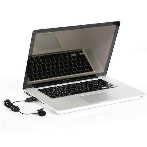 מיקרופון דש Saramonic SR-ULM10 USB Lavalier Microphone