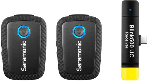 ערכת 2 משדרים ומקלט אלחוטיים למכשירי C-Type אנדרואיד Saramonic Blink500 B6