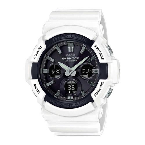 שעון גי שוק לבן לגברים י G SHOCK GAS-100B-7ADR 