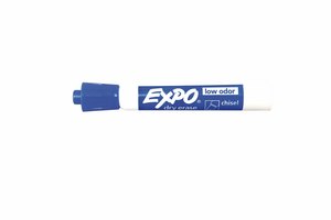 טוש מחיק ללוח EXPO ראש שטוח - כחול
