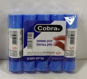 דבק סטיק קוברה 9 גר' (5 יח' במארז)