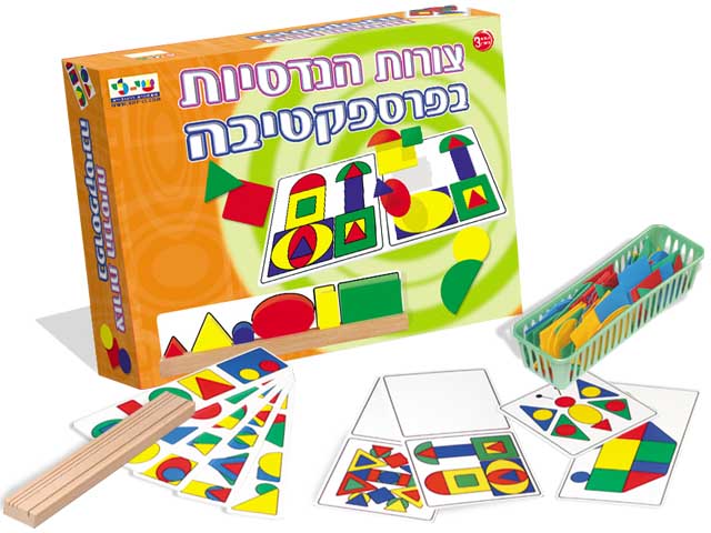 צורות הנדסיות בפרספקטיבה