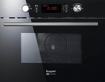 מיקרוגל בנוי משולב גריל וטורבו  KUPPER דגם M 30500 –צבע שחור