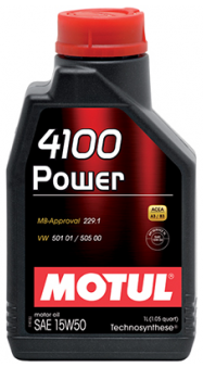 שמן מנוע MOTUL 15W-50 4100 POWER 1L