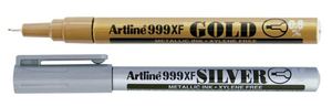 טוש לא מחיק ארטליין 999 - זהב/כסף Artline