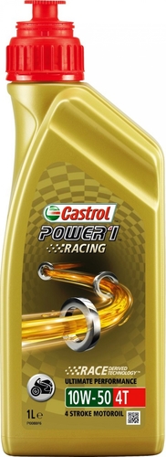 שמן מנוע CASTROL 10W50 4T 1L POWER RACING