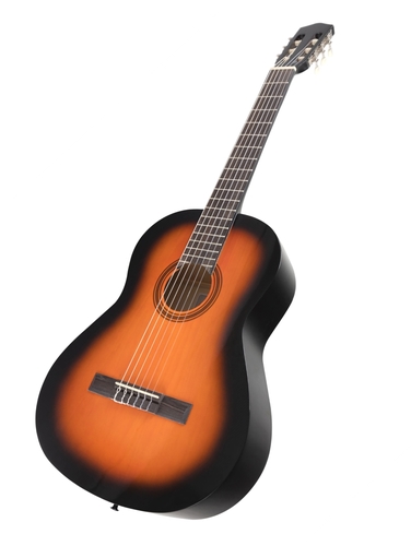 גיטרה קלאסית + נרתיק גימור מבריק INFINITY KG-3911SB SUNBURST