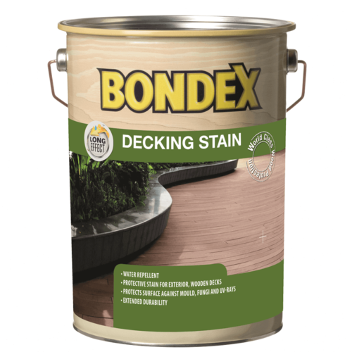 צבע מגן לעץ חצי שקוף   DECKING STAIN BONDEX בונדקס 5 ליטר 