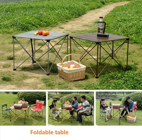 שולחן מתקפל מאלומניום לקמפינג ולים  NATUREHIKE OUTDOOR M ALUMINUM