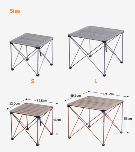 שולחן מתקפל מאלומניום לקמפינג ולים  NATUREHIKE OUTDOOR M ALUMINUM