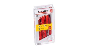 סט מברגים מגנטיים חשמל עד 1,000V מכיל 6 יחידות Kreator