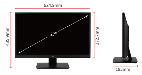 מסך מחשב  ViewSonic VA2710-MH 