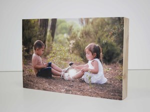 בלוק עץ - הדפסת תמונה בגודל 20*30