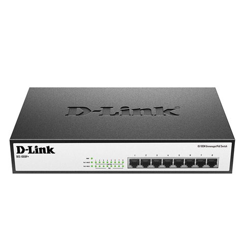 מתג   D-LINK DES-1008P+/A1A