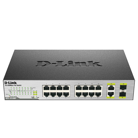 מתג   D-link DES-1018MP