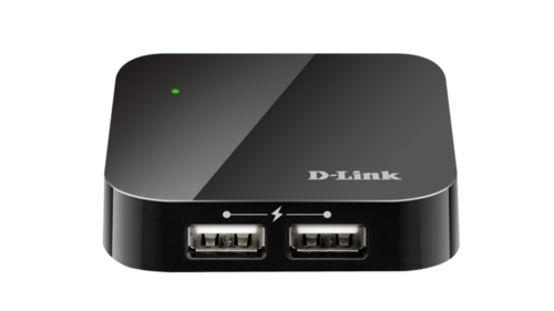 מפצל USB.2 + ספק כוח   D-link DUB-H4