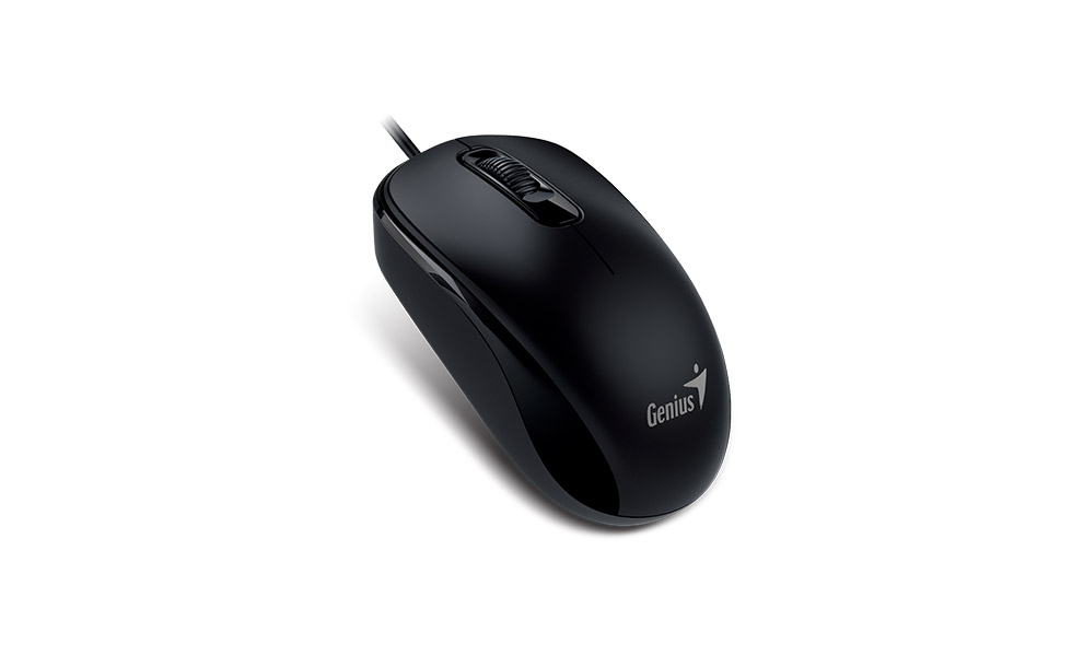 עכבר חוטי מותאם לשתי ידיים   Genius DX-110 BLACK