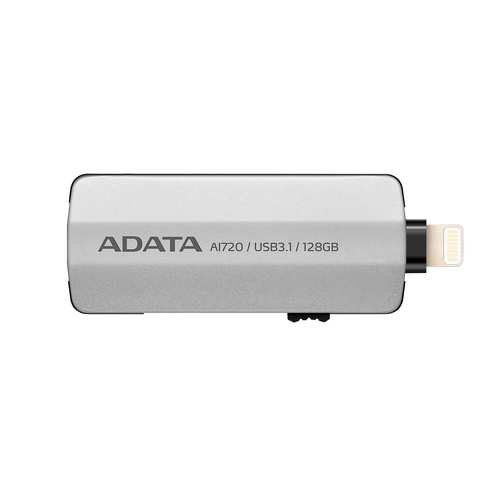 זיכרון נייד למחשב   ADATA AI720 APPLE OTG 32GB Grey - AAI720-32G-CGY