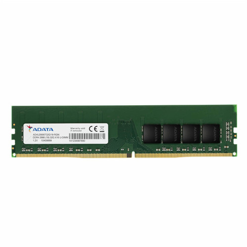 זיכרון למחשב   ADATA DDR4 U-DIMM 4GB 2666MHz - AD4U2666J4G19-S