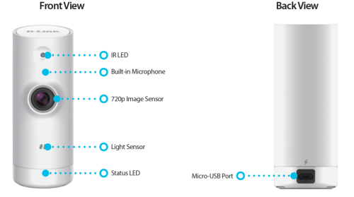 מצלמת מעקב אלחוטית   D-Link DCS-8000LH