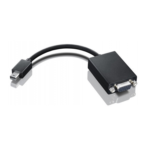 מתאם וידאו   Lenovo Mini-DisplayPort toVGA Adpt 0A36536 