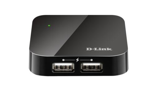 מפצל USB.2 + ספק כוח   D-link DUB-H4