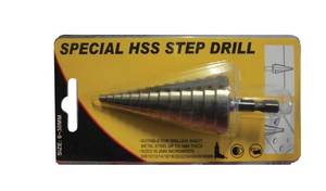 מקדח  כרסום מדורג מקצועי HSS 4-22mm ראש ביט דגם 120113-004 HUNTER