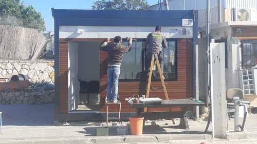 חיפוי אלומיניום דמוי עץ חם ויוקרתי לחוץ או לפנים הבית - עוד מדגם רשום של פרגולנד ! דגם פסים של 4.5 ס
