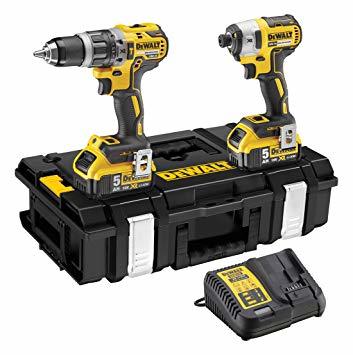 סט אימפקט 18V מברגה + מקדחה DCK266P2 מבית DeWALT