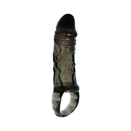 שרוול רך שחור שקוף המעבה  ומאריך את איבר הגבר Men Extension