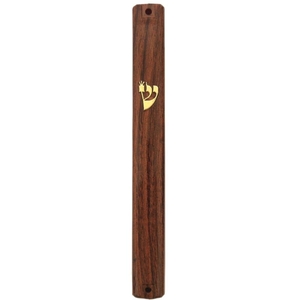 מזוזה פקק גומי 12 גוון עץ