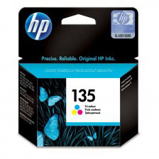 ראש דיו צבעוני ( אדום,כחול ,צהוב ) מקורי   HP 135 CB332HE