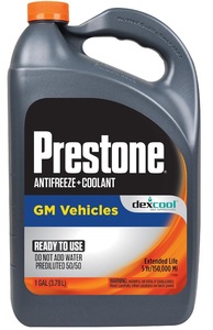 נוזל קירור Prestone DexCool 50/50 4L אדום