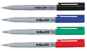 טושים לא מחיקים ארטליין 250 - צבעים לבחירה Artline
