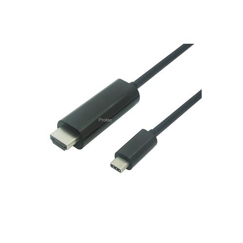 כבל PROTEC DM147 TYPE C to HDMI 1.8 m 4K