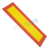 מחזיר אור לנגרר גדול מלבני - פח אלומיניום 20X56.5 ס"מ