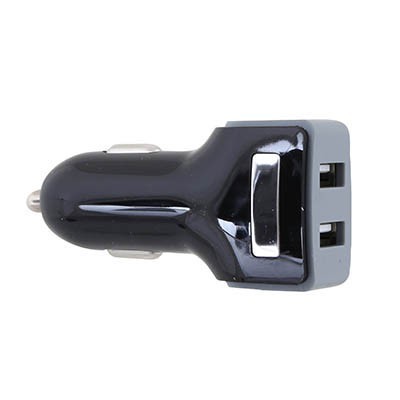 מטען רכב 2XUSB 4.8A שחור GPlus GPL-USB482/CAR