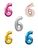 בלון ספרה 6 "34 - כסף