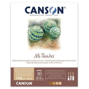 בלוק נייר Mi-Teintes גוונים חומים 32/41סמ CANSON