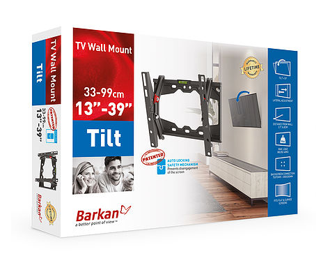 מתקן תליה לטלוויזיה ‏זרועות ברקן E210 Plus