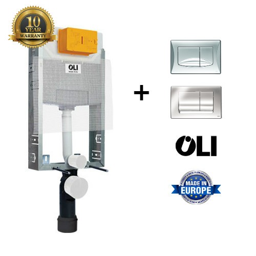 OLI120 | ניאגרה סמויה OLI לקיר בלוקים | כולל לחצן |