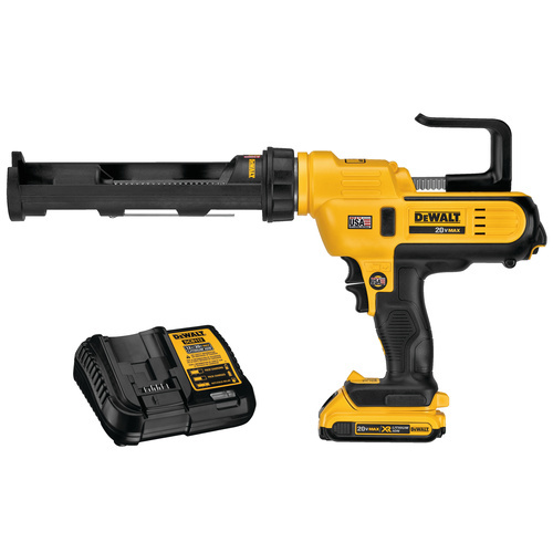 אקדח סיליקון DEWALT 18V 2.0AH
