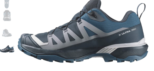 נעלי טיולים לגבר Salomon X Ultra 360 Gtx Carbon/India גברים