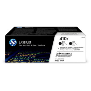 זוג טונרים שחור מקורי    HP 410X CF410XD