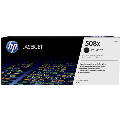 טונר שחור מקורי    HP 508X CF360X