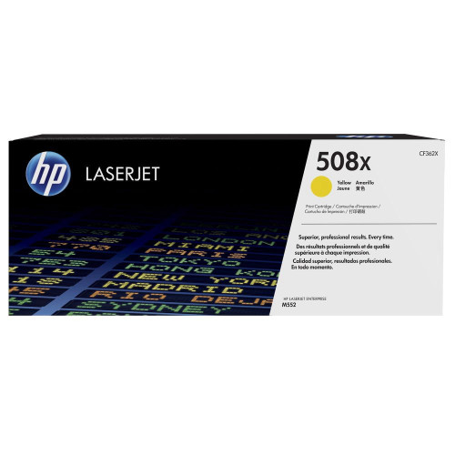 טונר צהוב מקורי    HP 508X CF362X