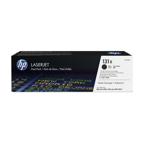זוג טונרים שחור מקורי    HP 131X CF210XD