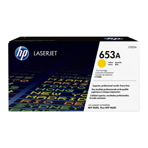 טונר צהוב מקורי    HP 653A CF322A