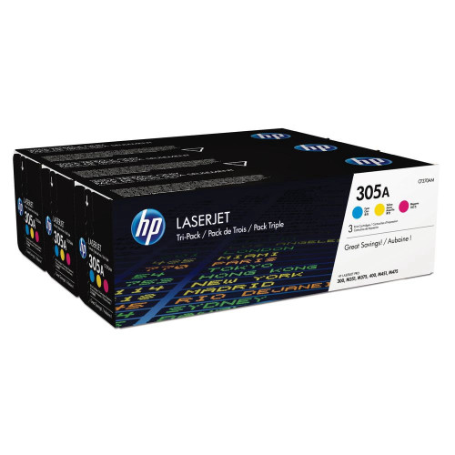 מארז טונרים צבעוני מקורי    HP 305A CF370AM