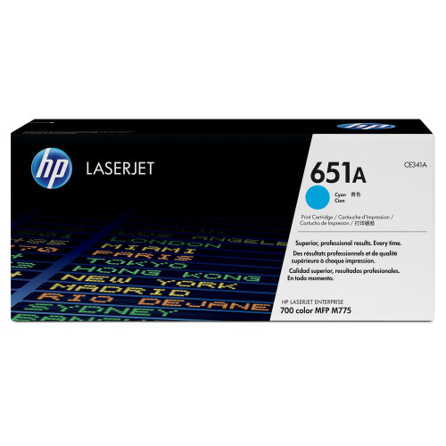 טונר צ'יאן (כחול) מקורי    HP 651A CE341A